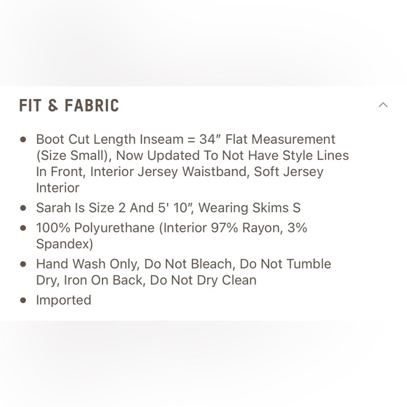 🔥NWT - SKIMS FAUX LEATHER BOOT CUT PANT - MEDIUM🔥 - Picture 8 of 10